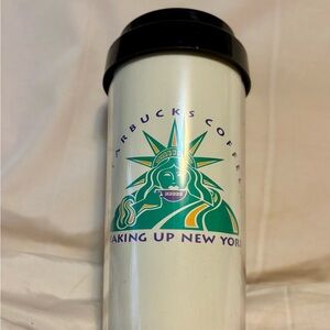 Starbucks Waking Up New York Travel Mug with Black Lid